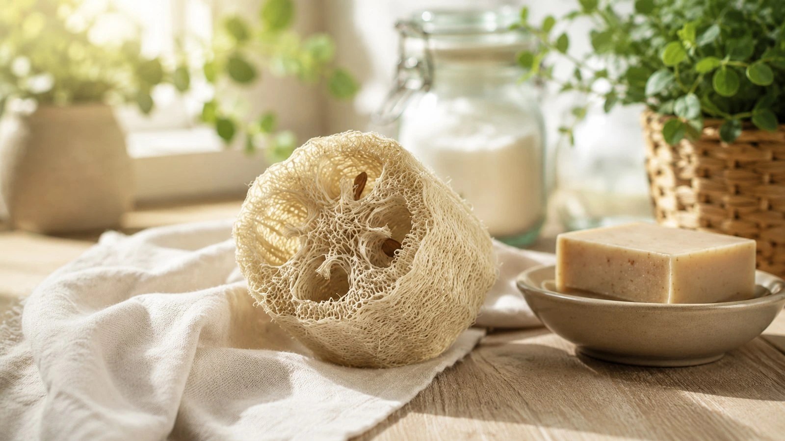 Lufa: přírodní houbička, která nahradí plast v domácnosti